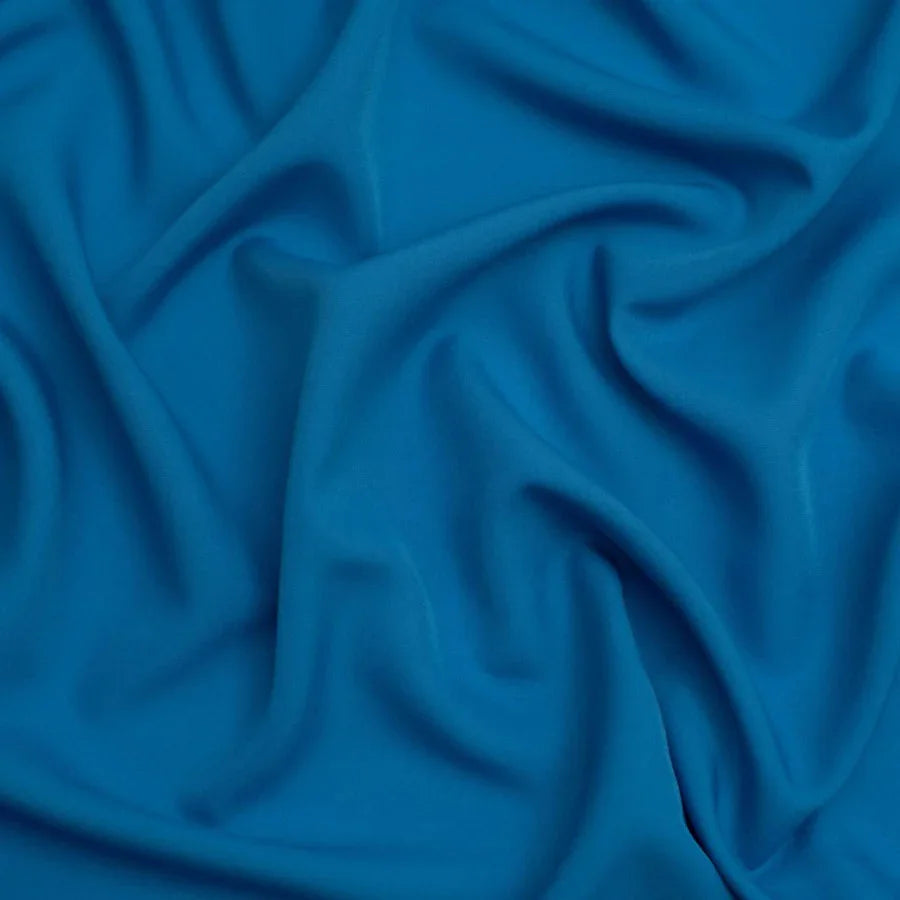 Plain Dyed Crepe Multi-use Fabric - Lightweight, Flowy & Anti-Wrinkle Material for decoration, lining & dressmaking use - 41 -44"(105 - 112cms) Width