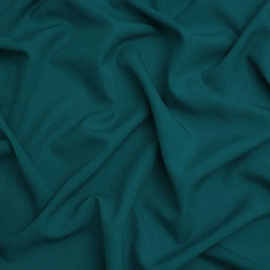 Plain Dyed Crepe Multi-use Fabric - Lightweight, Flowy & Anti-Wrinkle Material for decoration, lining & dressmaking use - 41 -44"(105 - 112cms) Width