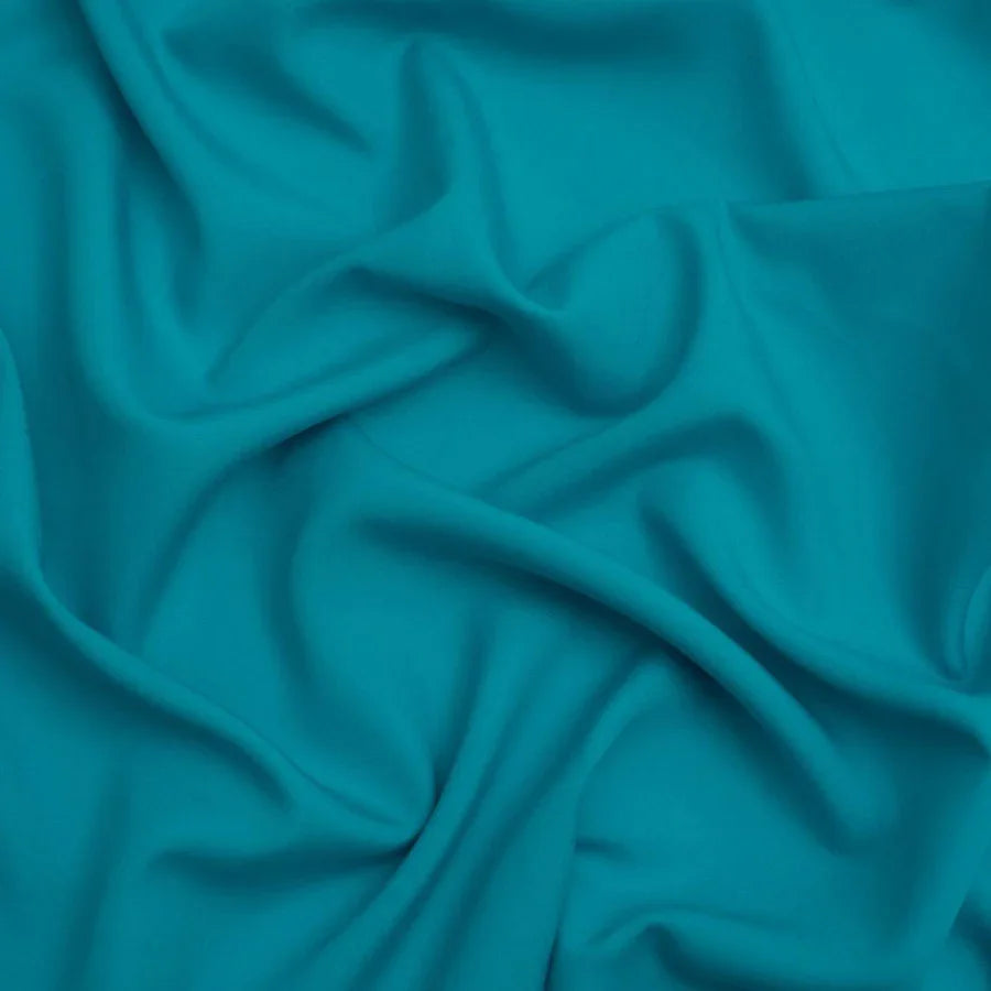 Plain Dyed Crepe Multi-use Fabric - Lightweight, Flowy & Anti-Wrinkle Material for decoration, lining & dressmaking use - 41 -44"(105 - 112cms) Width