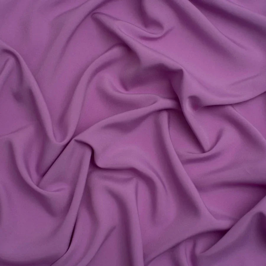 Plain Dyed Crepe Multi-use Fabric - Lightweight, Flowy & Anti-Wrinkle Material for decoration, lining & dressmaking use - 41 -44"(105 - 112cms) Width
