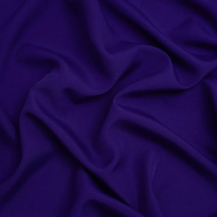 Plain Dyed Crepe Multi-use Fabric - Lightweight, Flowy & Anti-Wrinkle Material for decoration, lining & dressmaking use - 41 -44"(105 - 112cms) Width