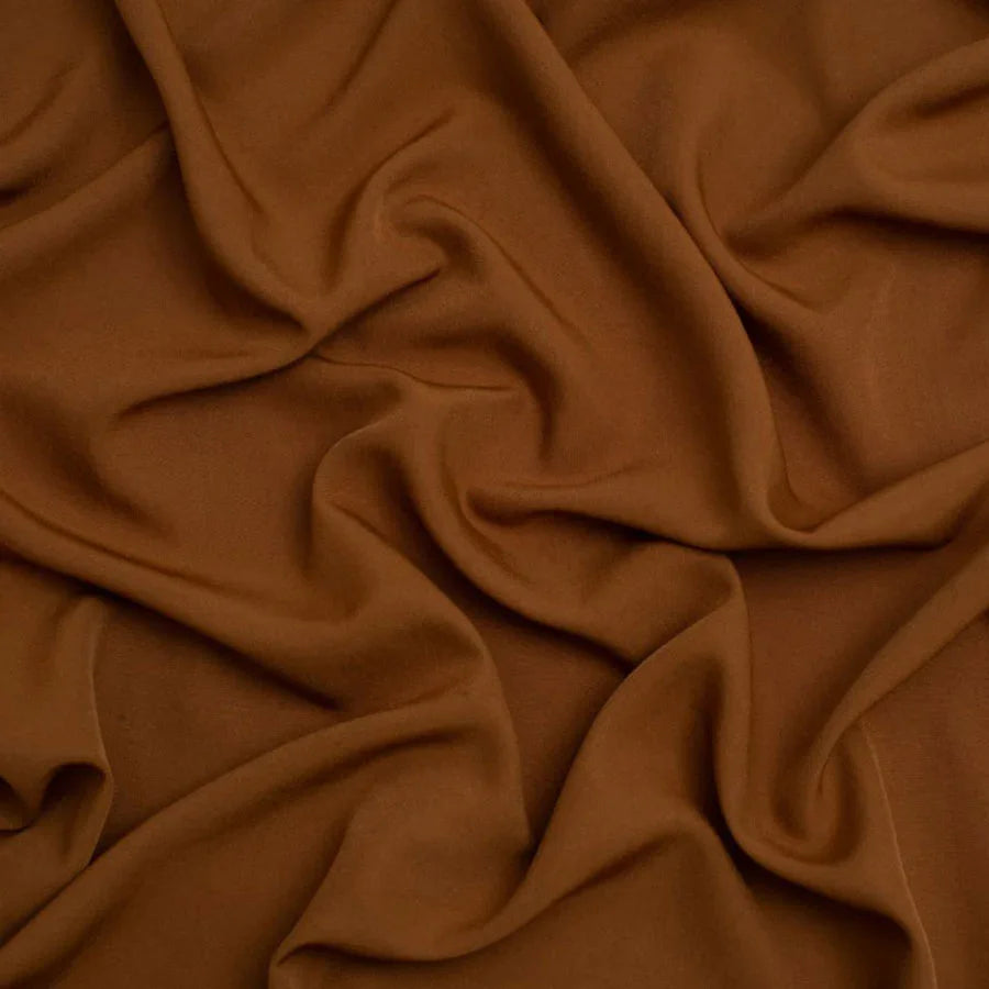 Plain Dyed Crepe Multi-use Fabric - Lightweight, Flowy & Anti-Wrinkle Material for decoration, lining & dressmaking use - 41 -44"(105 - 112cms) Width