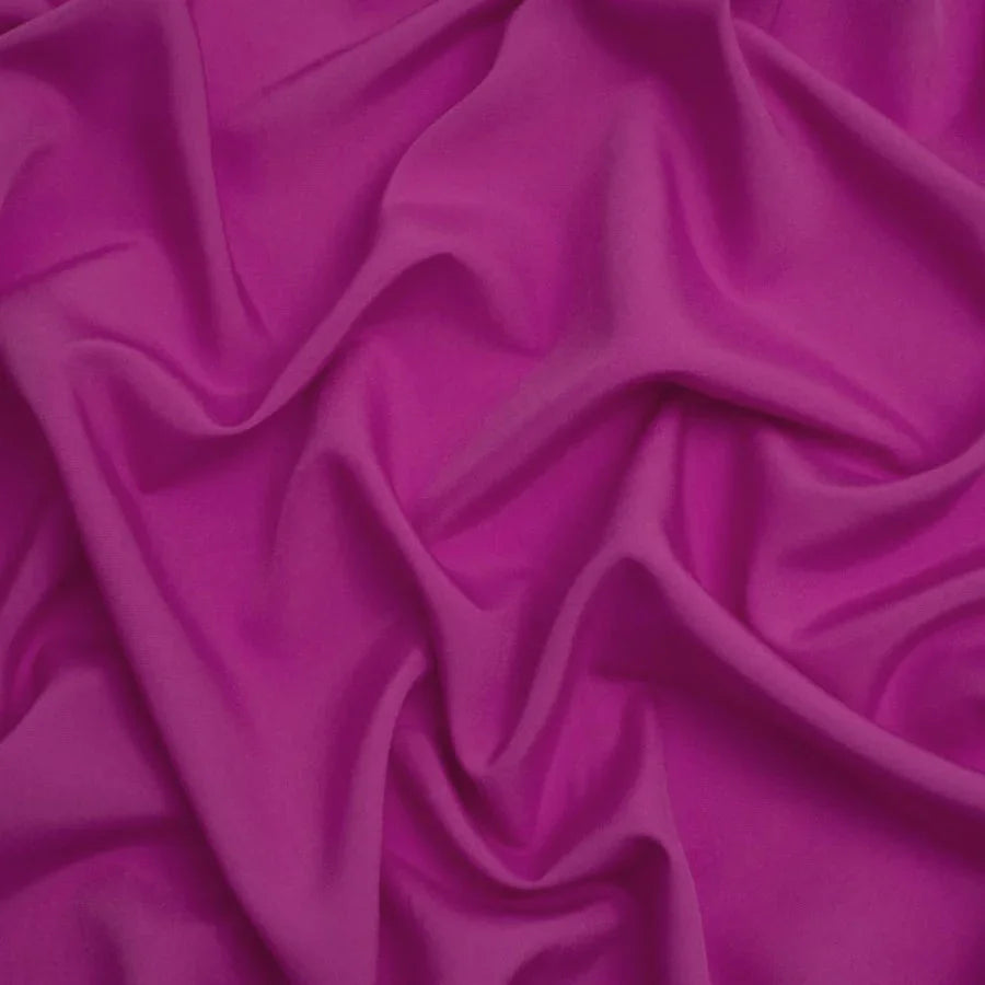 Plain Dyed Crepe Multi-use Fabric - Lightweight, Flowy & Anti-Wrinkle Material for decoration, lining & dressmaking use - 41 -44"(105 - 112cms) Width