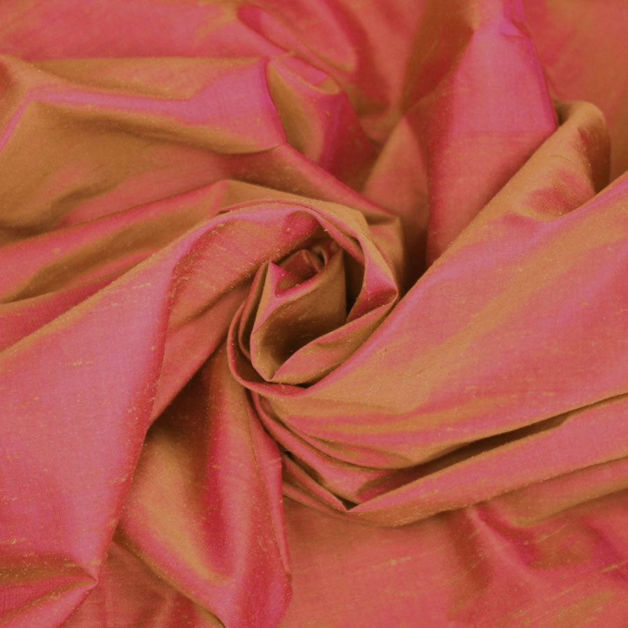 Dupion Power Loom Raw Silk Fabric With Natural Slub Texture - 100% Pure Silk - 50/52" (127 - 132cms) Width