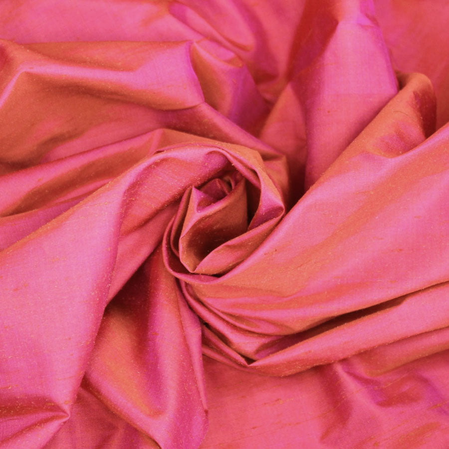 Dupion Power Loom Raw Silk Fabric With Natural Slub Texture - 100% Pure Silk - 50/52" (127 - 132cms) Width