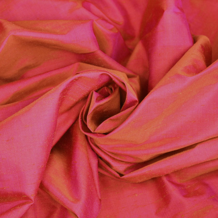 Dupion Power Loom Raw Silk Fabric With Natural Slub Texture - 100% Pure Silk - 50/52" (127 - 132cms) Width