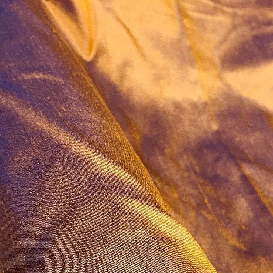 Dupion Handloom Raw Silk Fabric Natural Slub Texture - 100% Silk -  Ideal For Bridalwear, Dressmaking & Soft Furnishing Use - 42/44"(108 - 112cms) Width