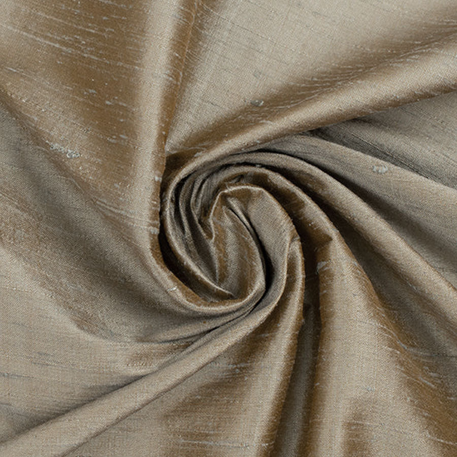Dupion Power Loom Raw Silk Fabric With Natural Slub Texture - 100% Pure Silk - 50/52" (127 - 132cms) Width