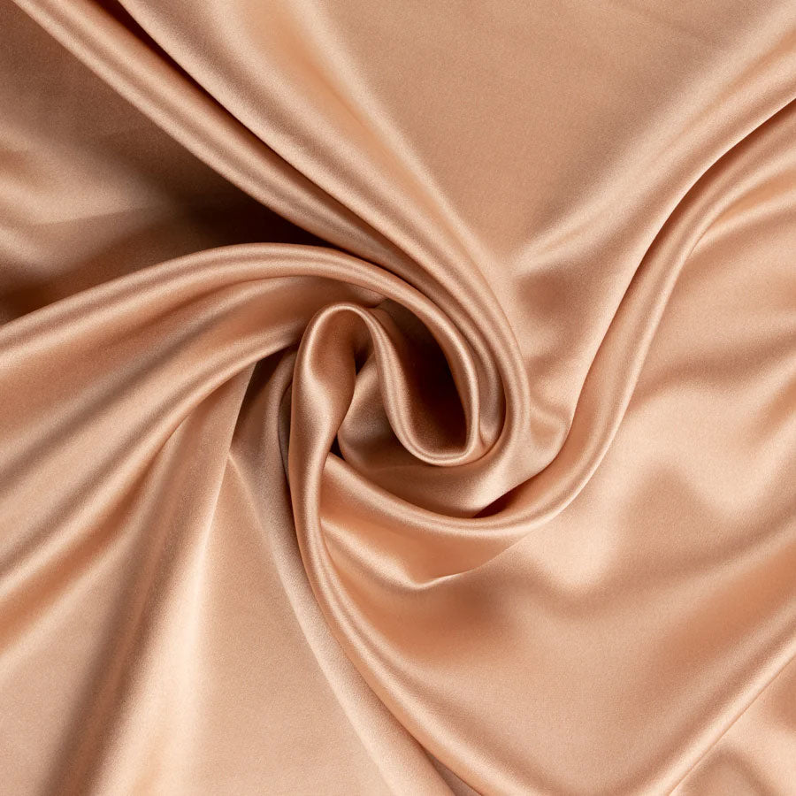 100% Pure Silk Satin Fabric With A Luxurious Sheen Finish For Bridal, Dressmaking, Soft Furnishings & Tops - 42"/44” (106 -112cms) Width - Per Metre