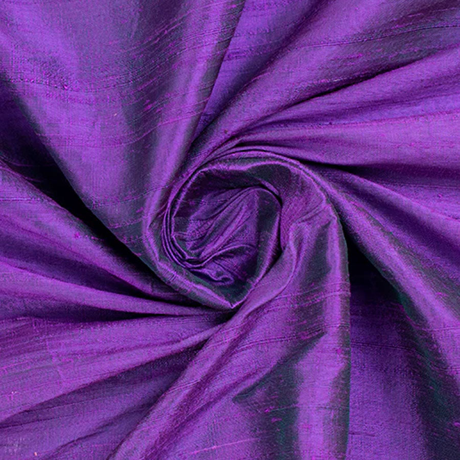 Dupion Power Loom Raw Silk Fabric With Natural Slub Texture - 100% Pure Silk - 50/52" (127 - 132cms) Width