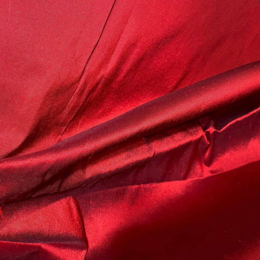 Dupion Handloom Raw Silk Fabric Natural Slub Texture - 100% Silk -  Ideal For Bridalwear, Dressmaking & Soft Furnishing Use - 42/44"(108 - 112cms) Width