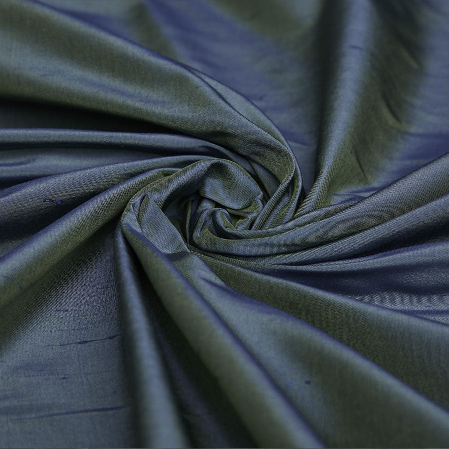 Dupion Power Loom Raw Silk Fabric With Natural Slub Texture - 100% Silk - 42/44" (108cms) Width