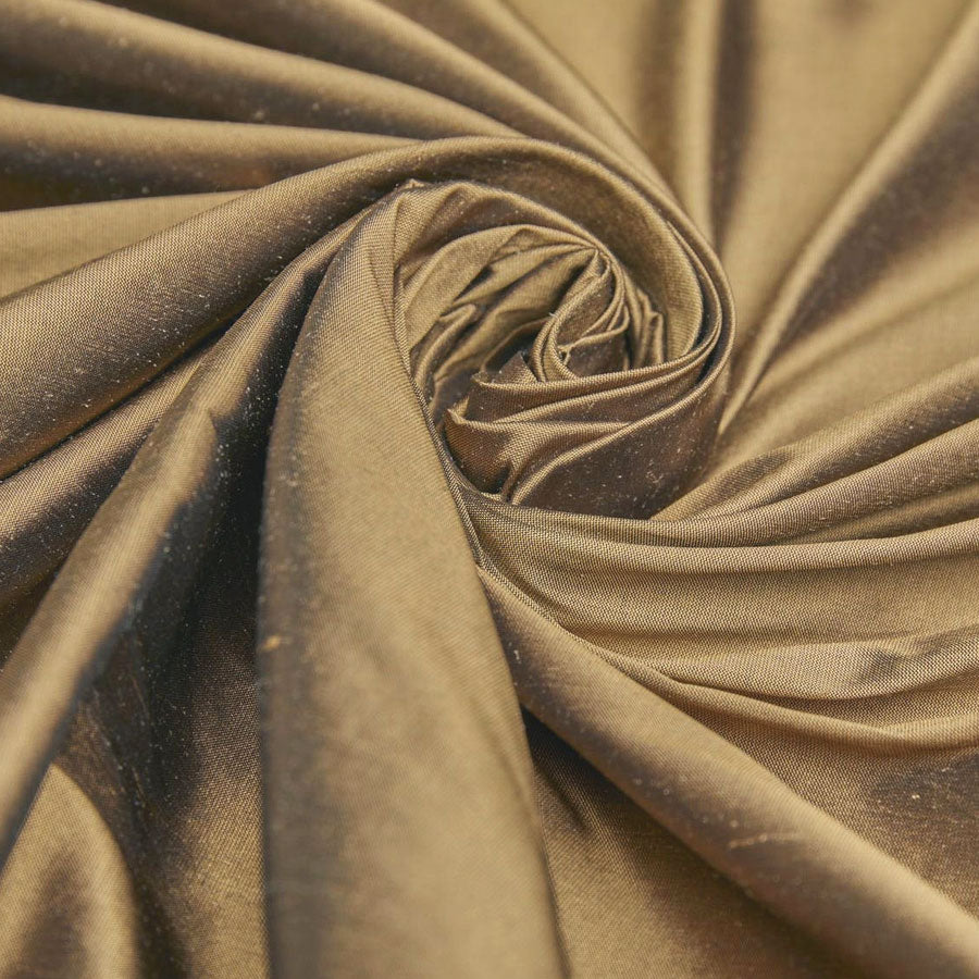 Dupion Power Loom Raw Silk Fabric With Natural Slub Texture - 100% Silk - 42/44" (108cms) Width